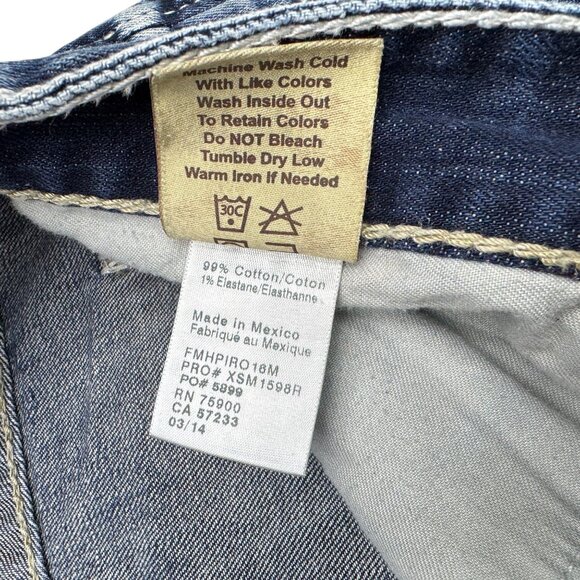 Big Star Pioneer Jean Men's Distressed Denim Pants Signature S Pocket, Size 42R - Picture 8 of 13